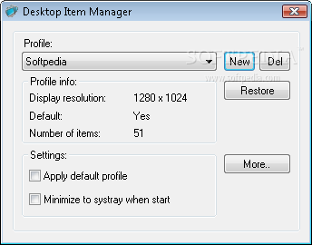 Desktop Item Manager