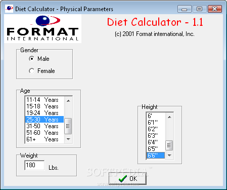 Diet Calculator