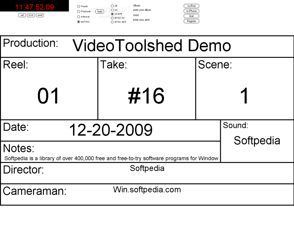 Digital Clapper Board