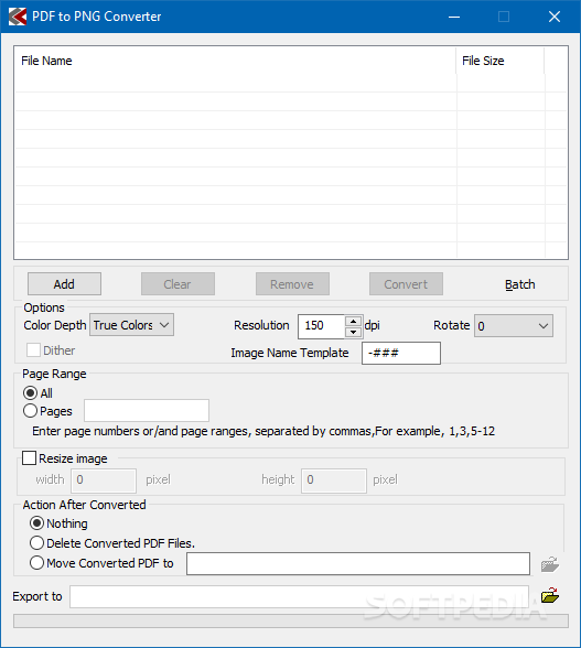 Digitzone PDF to PNG Converter