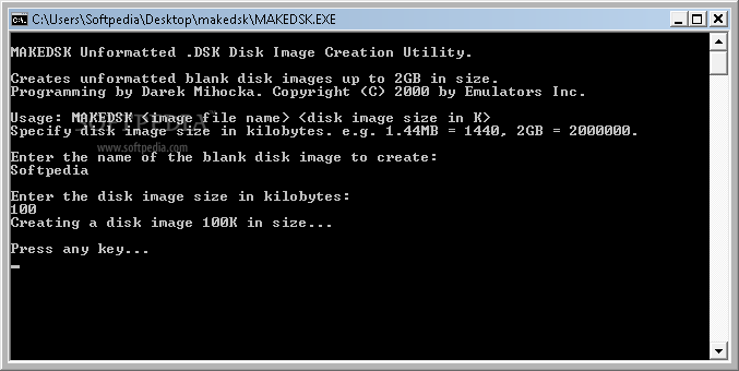 Disk Image Creation Utilities