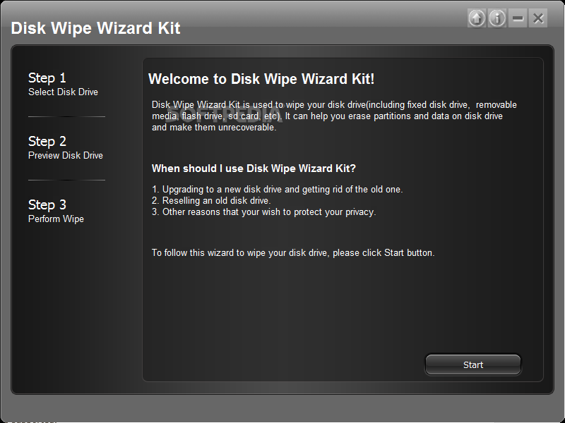 Disk Wipe Wizard Kit