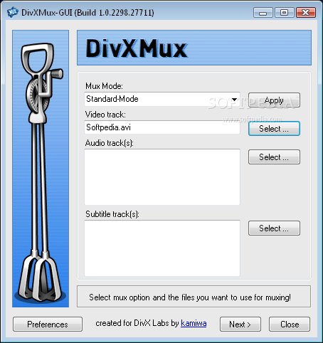 DivXMux-GUI