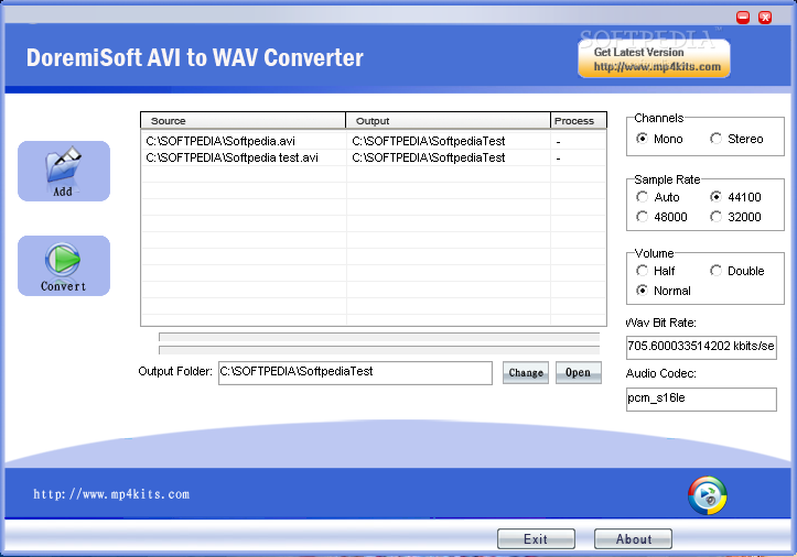 Doremi AVI to WAV Converter