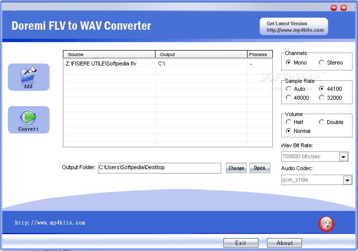 Doremi FLV to WAV Converter