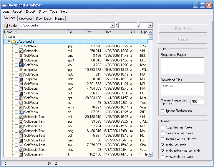 Download Analyzer