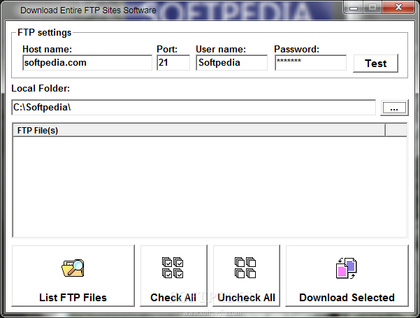Download Entire FTP Sites Software