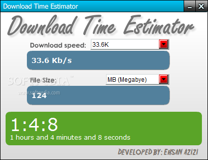 Download Time Estimator