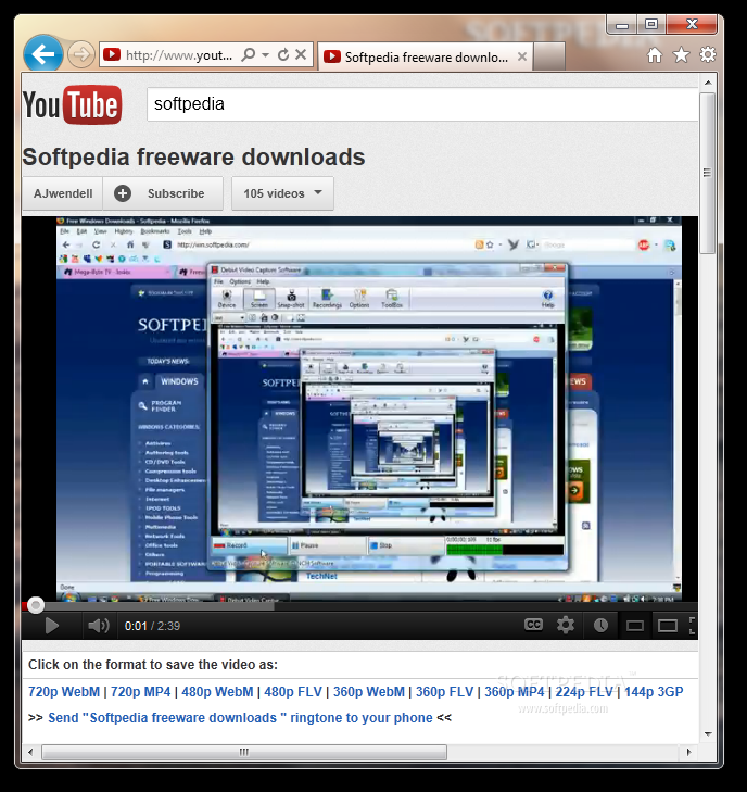 Download Youtube IE