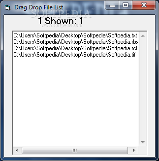 Drag Drop File List