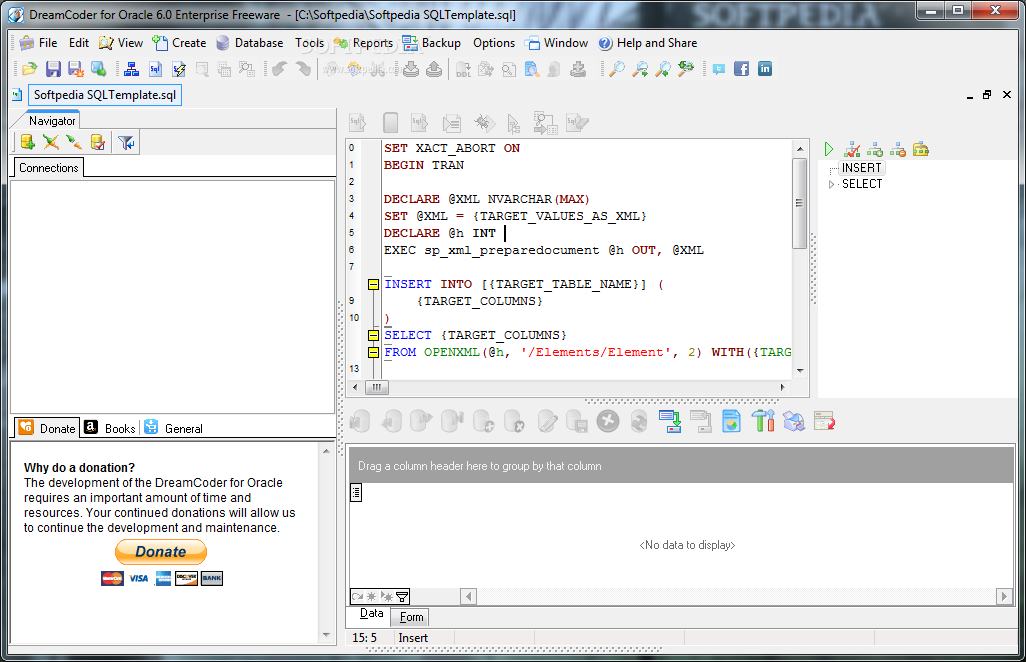 DreamCoder for Oracle Enterprise Freeware Edition