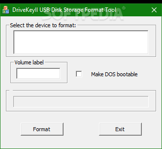 DriveKeyII USB Disk Storage Format Tool