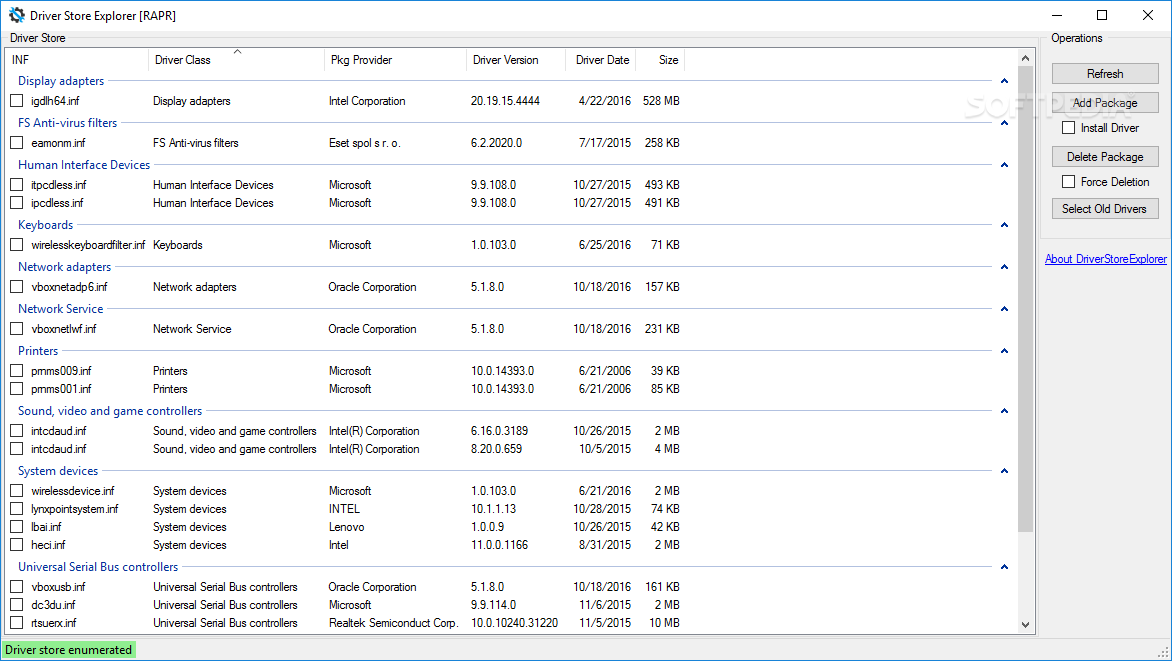 DriverStore Explorer
