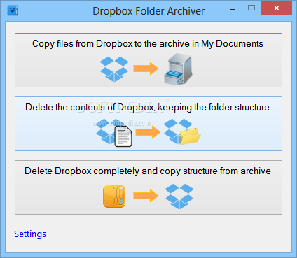 Dropbox Folder Archiver
