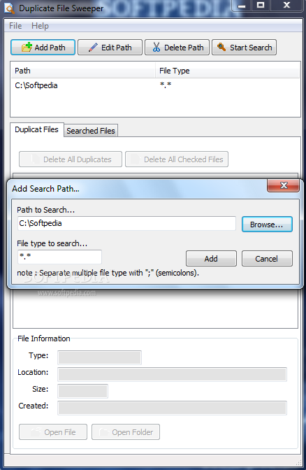 Duplicate File Sweeper