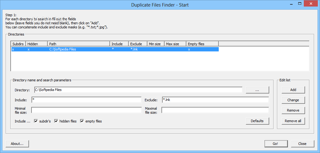 Duplicate Files Finder