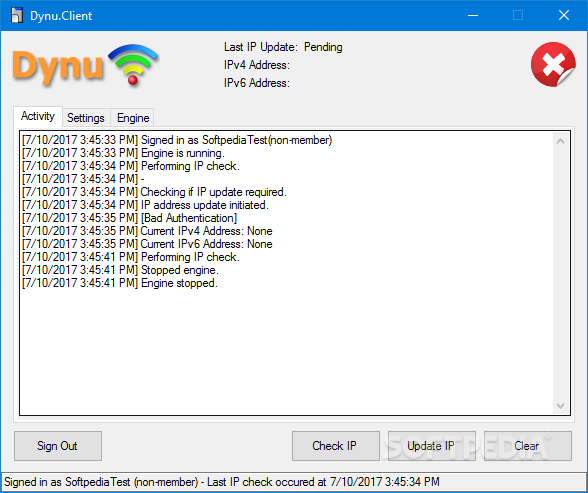 Dynu IP Update Client