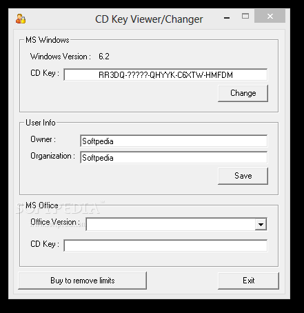 CD Key Viewer/Changer (formerly EBgo Windows CD Key Extractor)