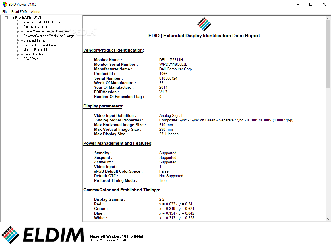 EDID Viewer EDID Viewer