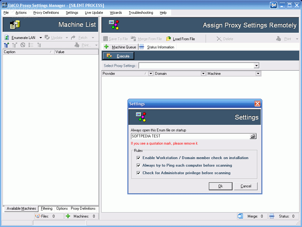 EMCO Proxy Settings Manager