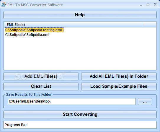 EML To MSG Converter Software