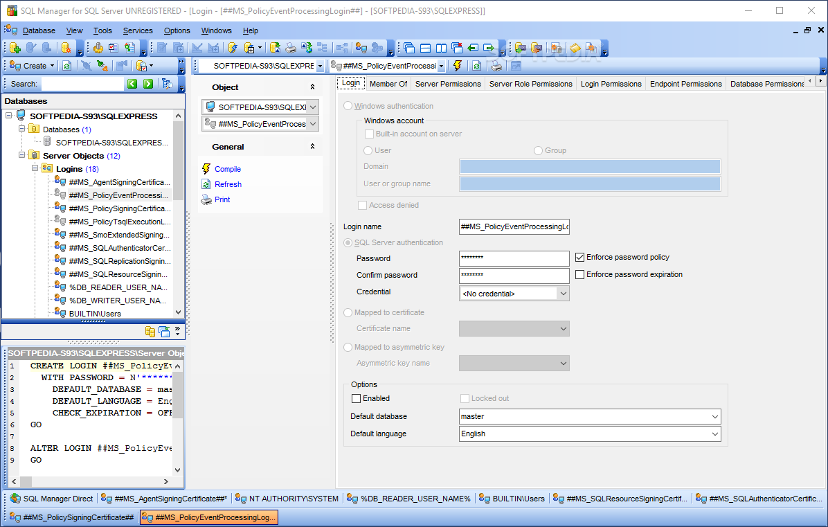 SQL Manager for SQL Server