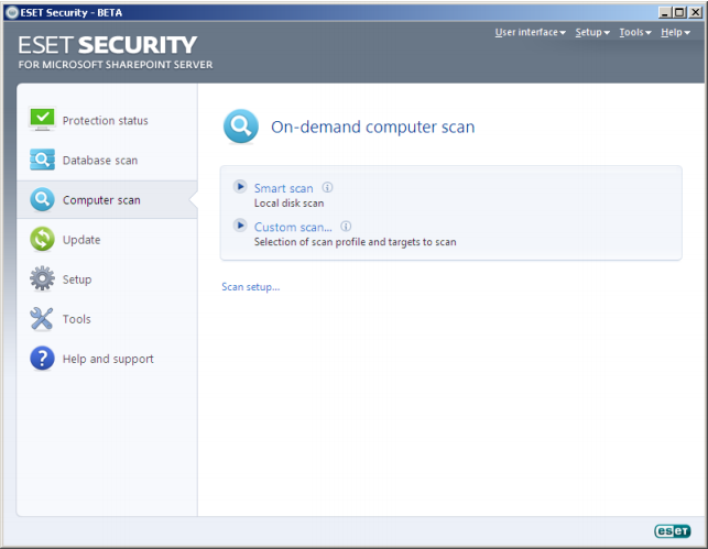 ESET Security for Microsoft SharePoint Server
