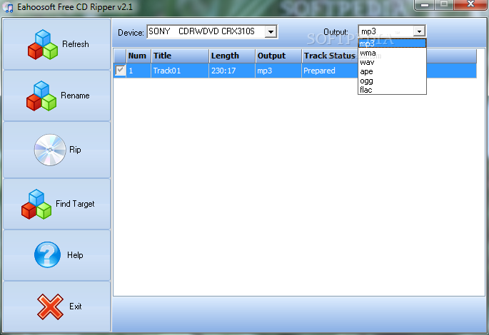 Eahoosoft Free CD Ripper