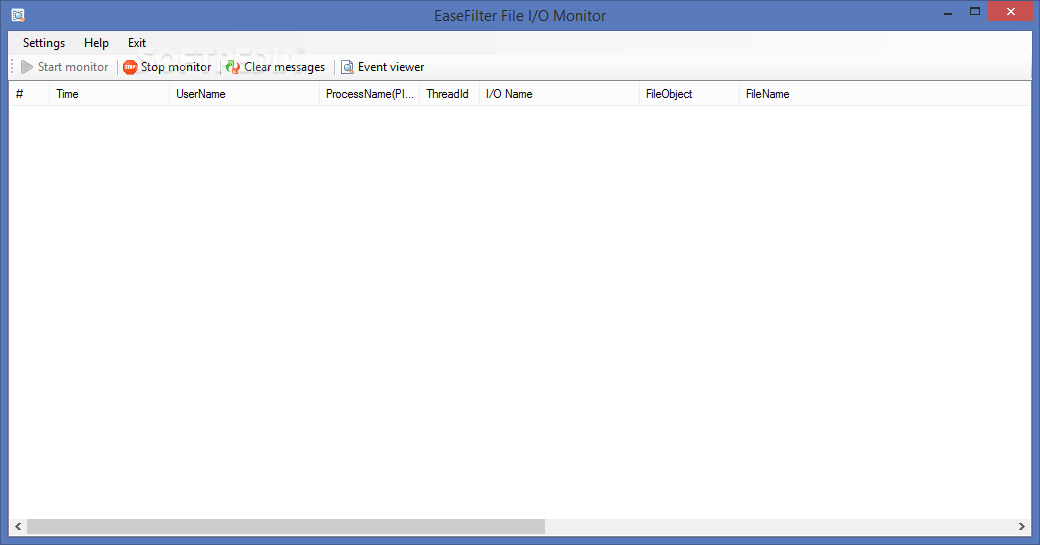 EaseFilter File I/O Monitor