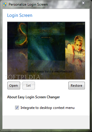 Easy Login Screen Changer