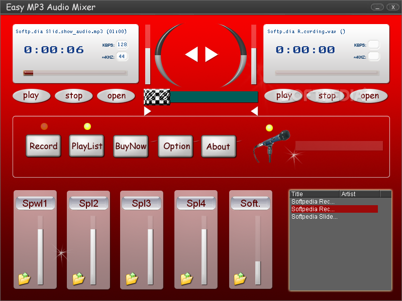 Easy MP3 Audio Mixer