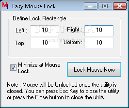 Easy Mouse Lock