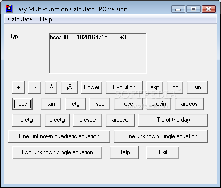 Easy Multi-Function Calculator
