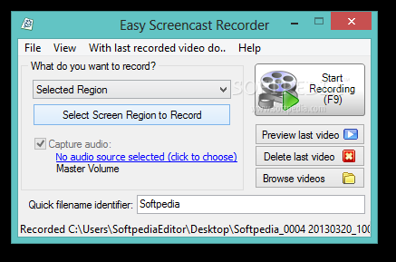 Easy Screencast Recorder Portable