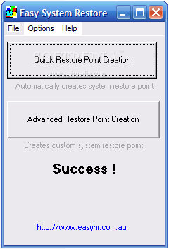 Easy System Restore