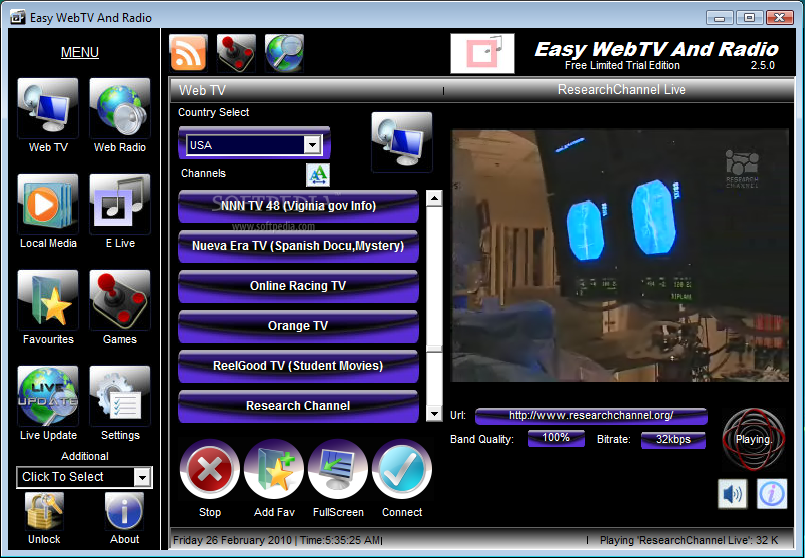 Easy WebTV And Radio
