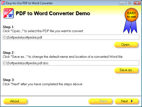 Easy-to-use PDF to Word Converter