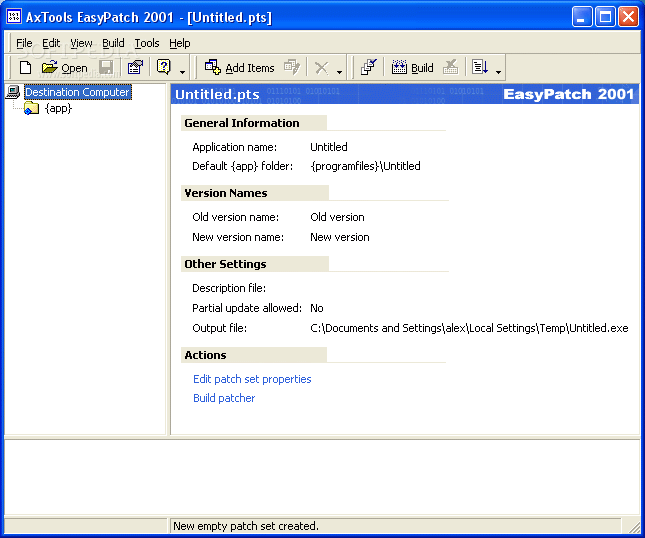 EasyPatch 2001 Builder