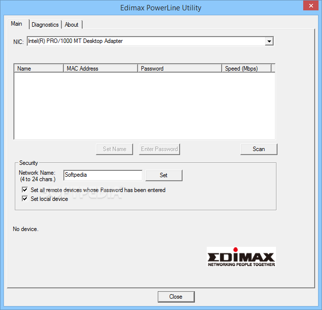 Edimax PowerLine Utility