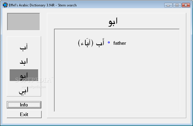 Effel's Arabic Dictionary