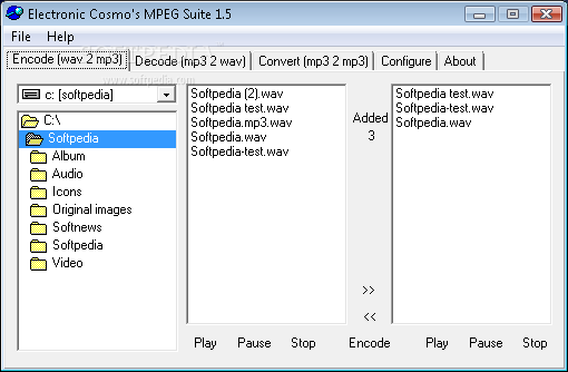 Electronic Cosmo's MPEG Suite