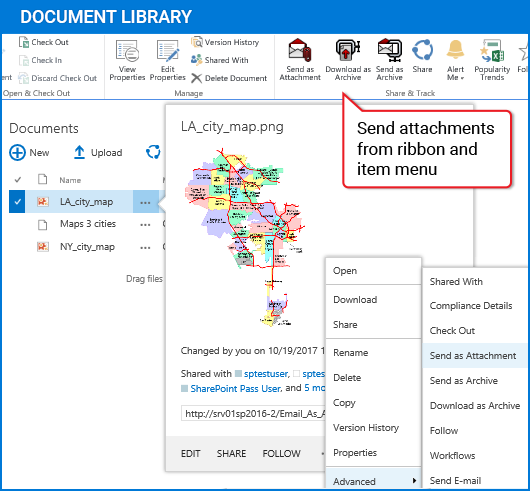 Email As Attachment for SharePoint
