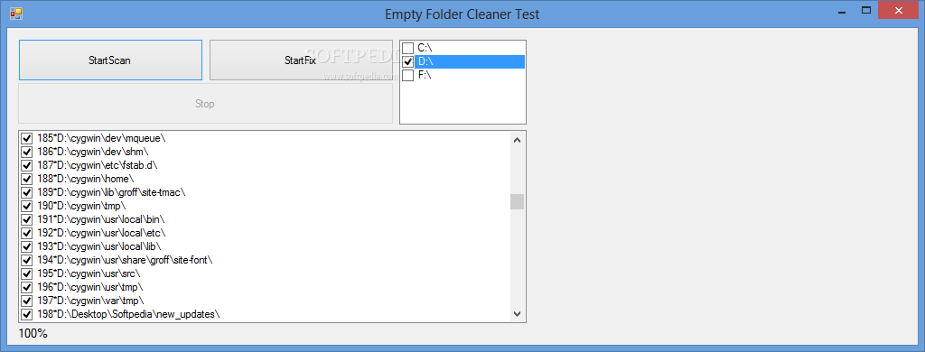Empty Folder Cleaner