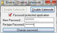 Enable / Disable SafeMode