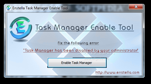 Enable Task Manager Tool