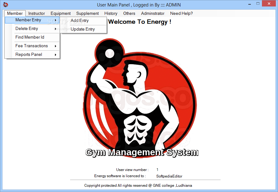 Energy-A Gym Management Solution