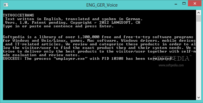 English-German Text-to-Voice Professional Machine Translation
