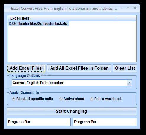 Excel Convert Files From English To Indonesian and Indonesian To English Software