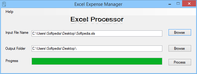 Excel Expense Manager