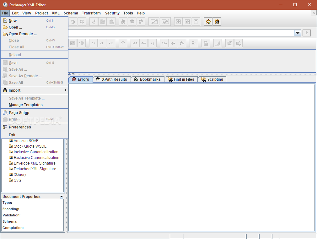 Exchanger XML Editor